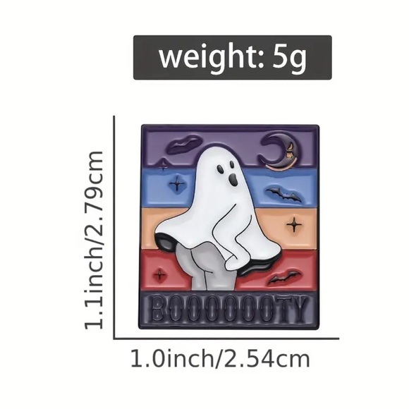 Funny Halloween Enamel Pin - Picture 3 of 3